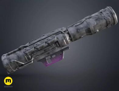 Tiny Tina Nukem rocket launcher from Borderlands