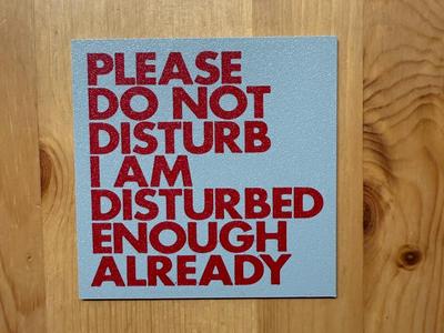 DO NOT DISTURB Coaster