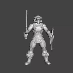 GALAXY WARRIORS TIGER MAN MINIATURE MODEL FIGURE FANTASY RPG