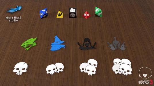 Frp characters and dices