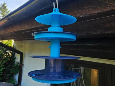 Bird Feeder Tower with Empty Spools
