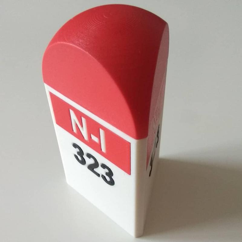 Mojón Hito Kilometer marker