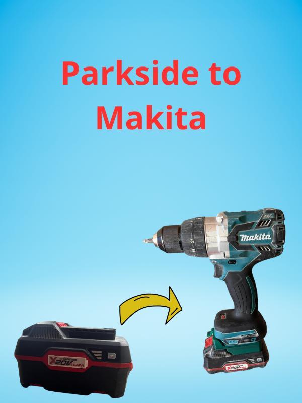 Parkside to Makita battery adapter