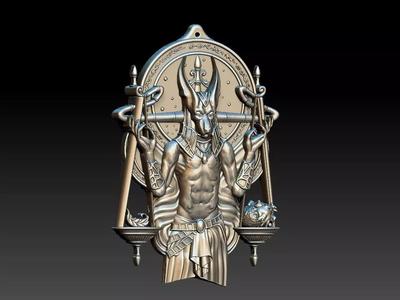 HM Anubis Keychain