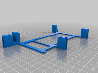 Mount Frame for Raspberry Pi 7in Touchscreen Enclosure