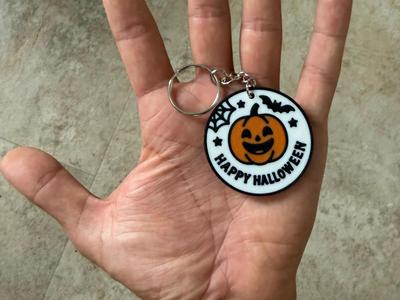Happy Halloween Keychain/Keyring 
