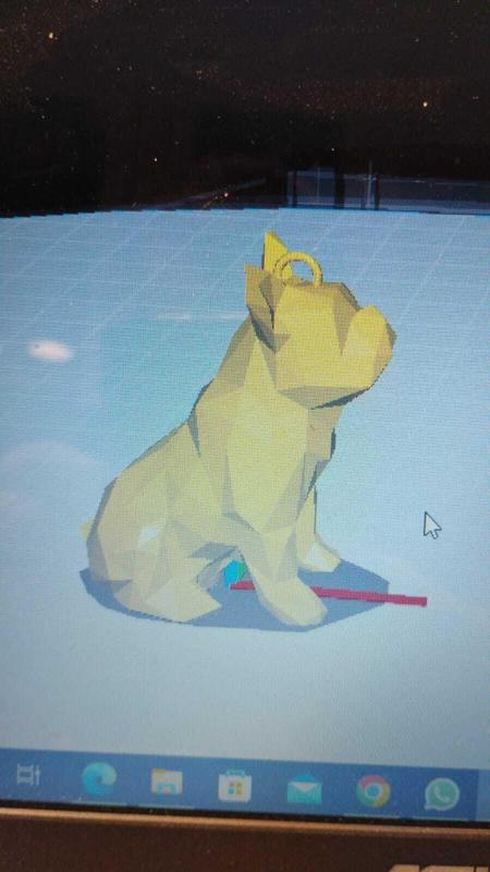 Bulldog/Bouledogue Keychain