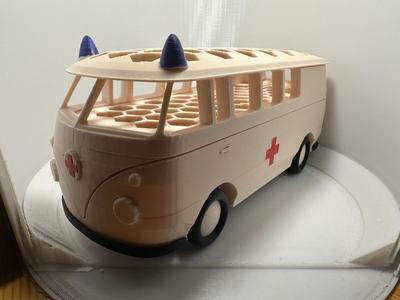 VW Bulli Pen Holder in the old K-Schutz colors
