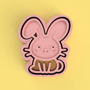 Rabbit and Carrot Cookie Cutter