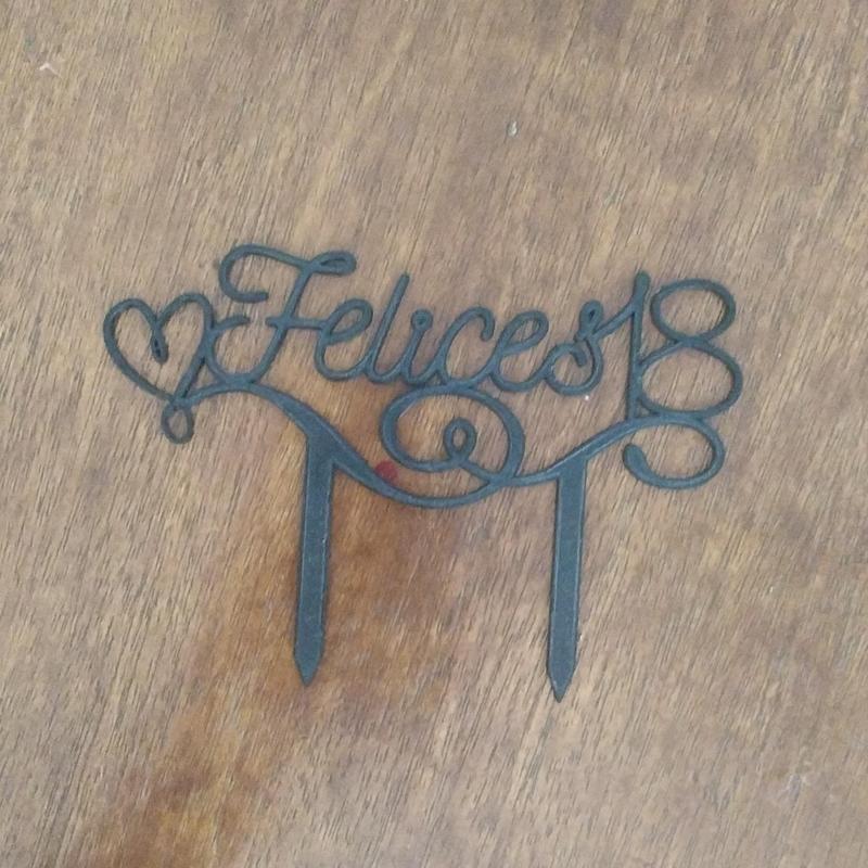 Happy 18th birthday cake topper