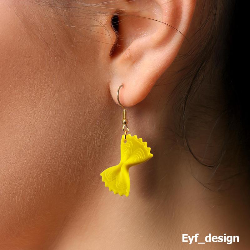 Farfalle Pasta Earring