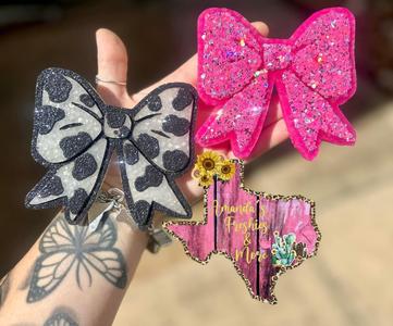 Coquette Bow Freshie Mold - 3D Model Mold Box for Silicone Freshie Moulds