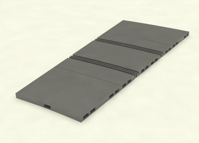 Carrera Slotcar Track Kurve K5 R5 / 7,5° with shoulders