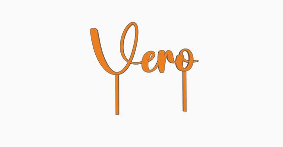 Vero Cake Topper