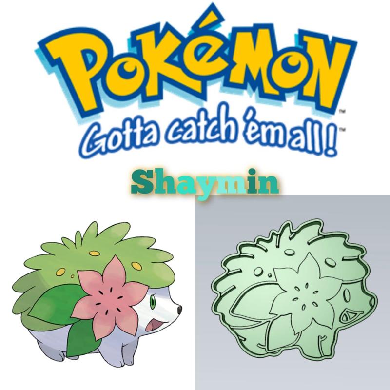 AMAZING POKEMON Shaymin COOKIE CUTTER STAMP CAKE DECORATING
