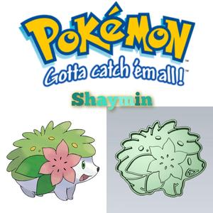 AMAZING POKEMON Shaymin COOKIE CUTTER STAMP CAKE DECORATING