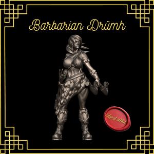 Drünh the scout - barbarian tabletop archer
