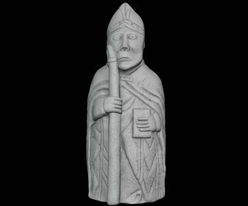 The Lewis chess pieces for 3d printing