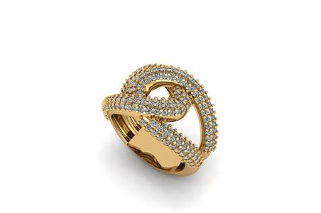 Knot Diamond Ring R 212