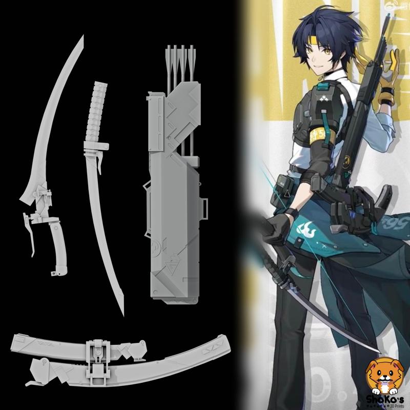 Asaba Harumasa - Weapon Pack - ZZZ Zenless Zone Zero Cosplay