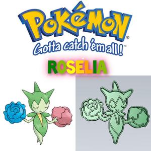 AMAZING POKEMON roselia COOKIE CUTTER STAMP CAKE DECORATING
