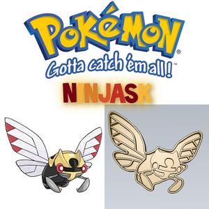 AMAZING POKEMON Ninjask COOKIE CUTTER STAMP CAKE DECORATING