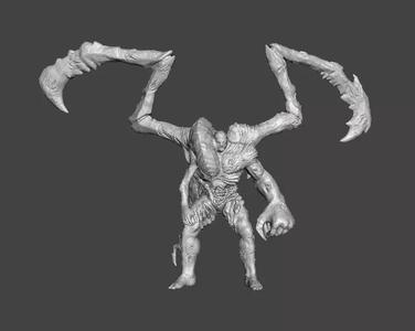 RE PARASITE SUPERTYRANT MINIATURE MODEL HORROR FANTASY GAMES RPG