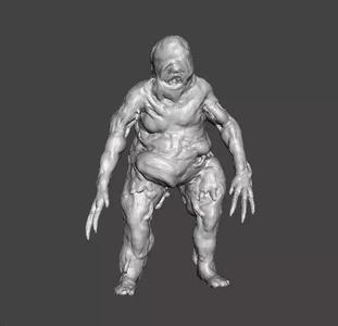 RE7 FAT MOLDED MONSTER MINIATURE MODEL HORROR FANTASY GAMES RPG