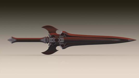 3D model Dynasty Knife from Lineage2 Game