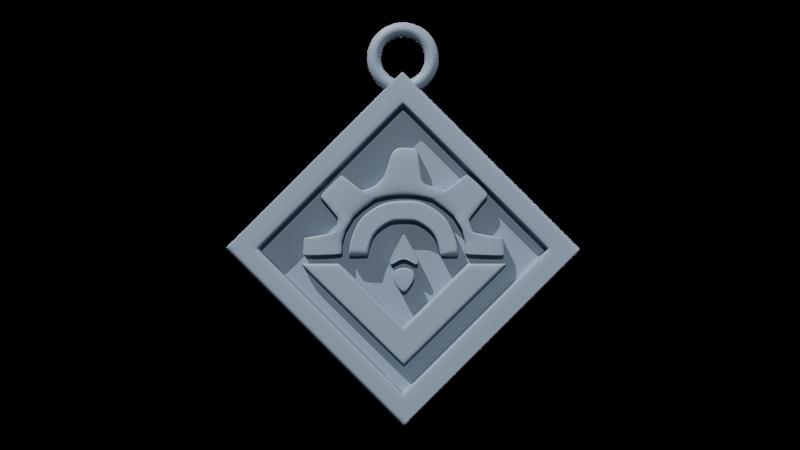 Arknights Keychain Artificier Supporter Icon - 3D Printable STL File