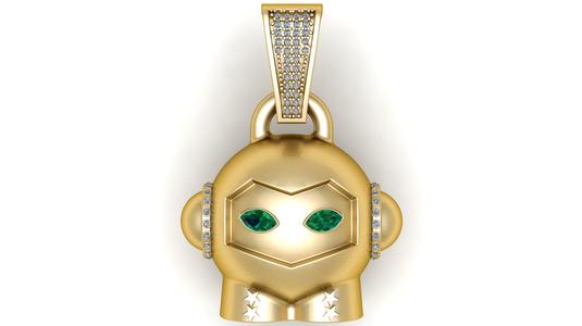 BABY ASTRONAUT PENDANT 3D PRINTABLE MODEL