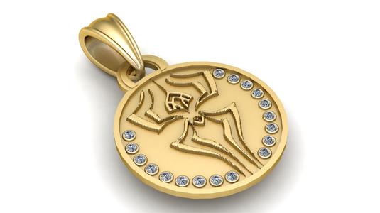 ANGEL PANDANT 3D PRINTABLE MODAL