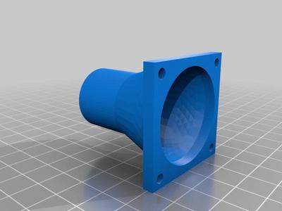 40mm fan duct for coupling a 25mm pipe