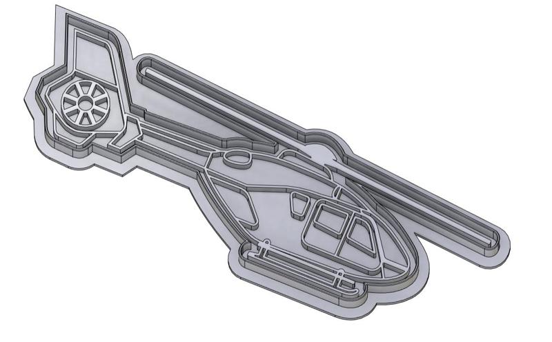 Cookiecutter Helicopter EC 135
