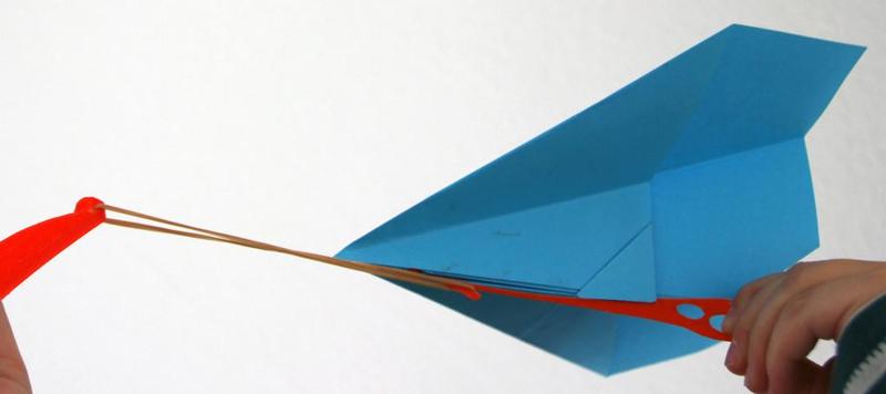 paper airplane launcher