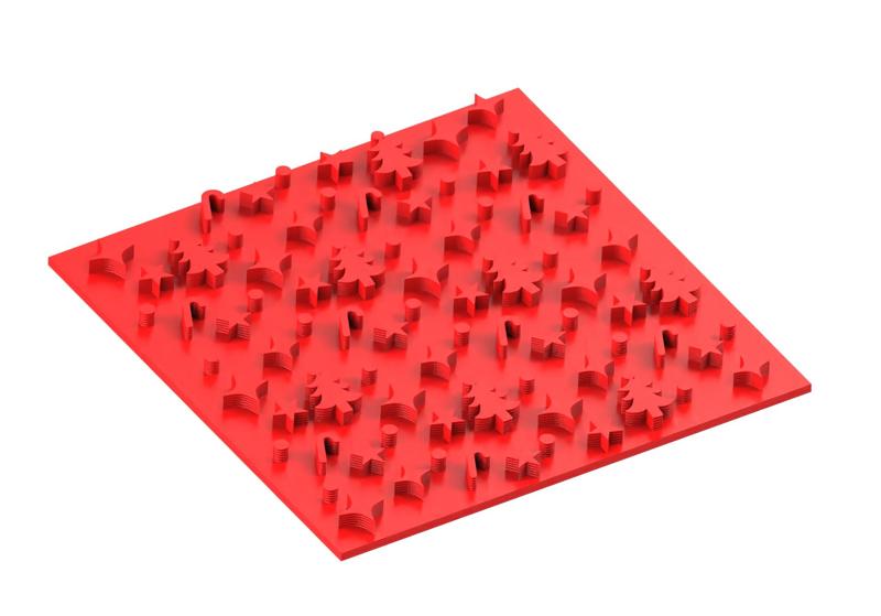 STAMP COOKIE Christmas TEXTURE