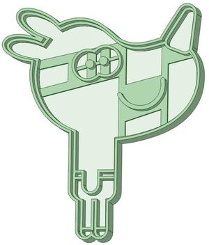 Hey duggee Tag cookie cutter