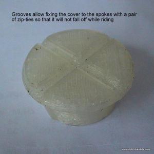 Sinner Mango Velomobile rear wheel hub dustcover