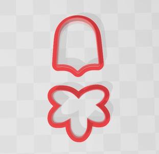 Polymer clay cutters set