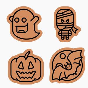 20 Halloween cookie cutters Vol.2