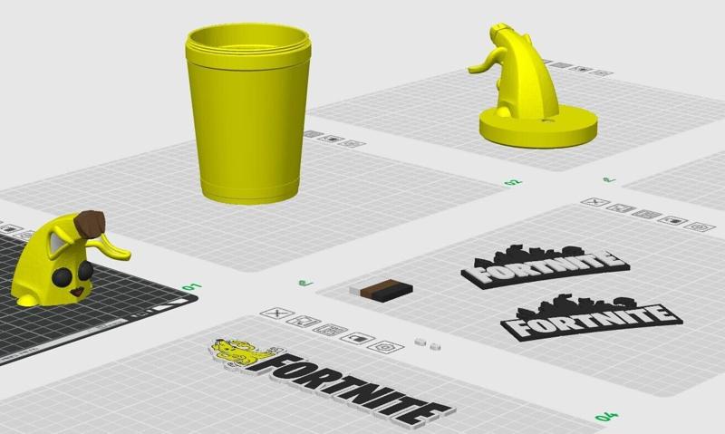 Peely Fortnite Milkshake Cup 3D - Gamer Collectable Tumbler