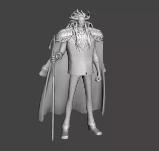 Vice Admiral Shark Cutter Bastille 3D Model
