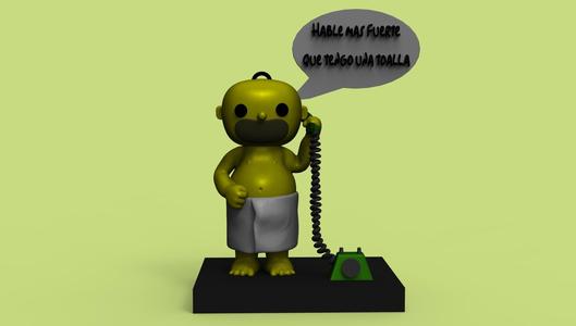 Funko Homer with Towel