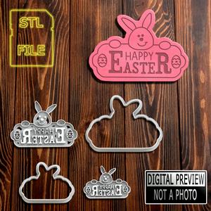 COOKIE CUTTERS - HAPPY EASTER MODEL