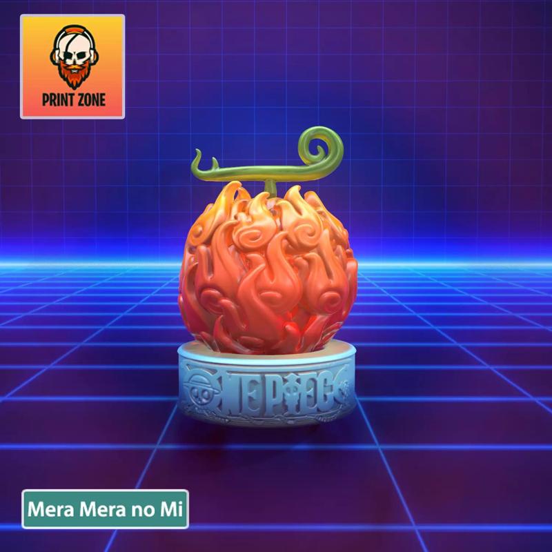 MERA MERA NO MI PORTGAS D ACE FLAME DEVIL FRUIT OF ONE PIECE STL