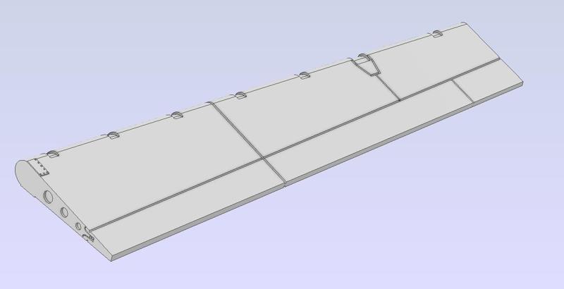 Convair F-102 Delta Dagger elevons 1:48