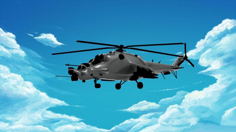 Mil Mi-24 helicopter