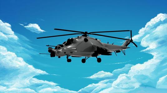Mil Mi-24 helicopter
