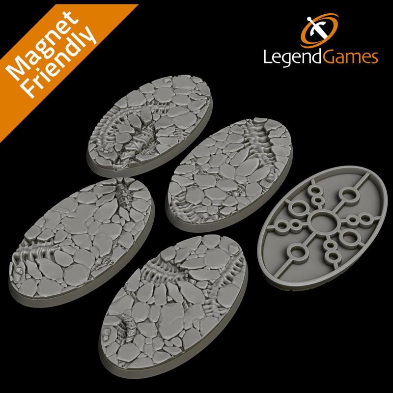 75x42mm Oval Tyranid Bases x5 - LegendGames