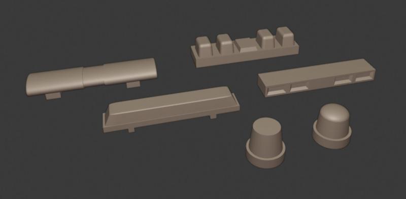 Gaslands Police Lights Set